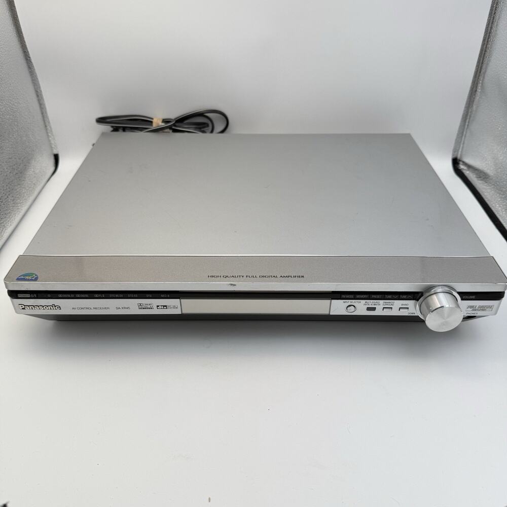 Panasonic SA-XR45 Home Theater Stereo AV Control Receiver w/Power Cord Tested